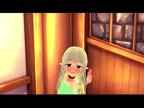 ❤️ (トラップ)エルフのメイドが顔を洗うのを手伝う ️ 上質ポルノ ❌️❤